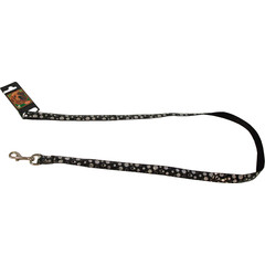 Boon Dog fashion Boon Dog fashion nylon/PU lijn 20 mm x 130 cm, bubble zwart.