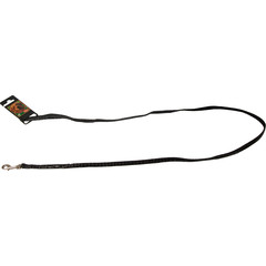 Boon Dog fashion Boon Dog fashion nylon/PU lijn 10 mm x 130 cm, kroko zwart.