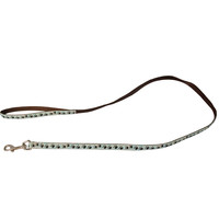 Boon Dog fashion Boon Dog fashion nylon/PU lijn 15 mm x 130 cm, 'Glow' bruin.