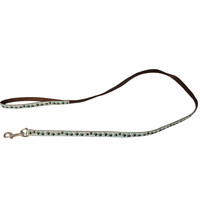 Boon Dog fashion Boon Dog fashion nylon/PU lijn 20 mm x 130 cm, 'Glow' bruin.