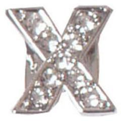 Boon Dog fashion Boon Dog fashion letter klein voor naamhalsband, X.