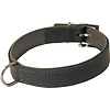 Boon Dog fashion Boon Dog fashion halsband soft gevoerd zwart/grijs, 25 mm/40 cm.
