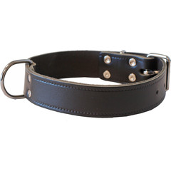 Boon Dog fashion Boon Dog fashion halsband breed enkel donkerbruin, 30 mm/50 cm.