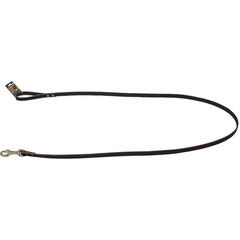 Boon Dog fashion Boon Dog fashion lijn met karabijnhaak, 18 mm/200 cm, donkerbruin.