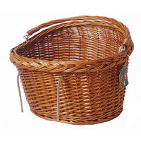 Boon fiets-/draagmand riet voor voorop met handvat, 45 cm.