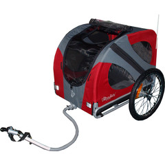 Doggy Ride Doggy Ride fietskar Original, rood/grijs.