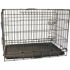 Boon draadkooi 2-deurs premium hamerslag, 60x43x52 cm.