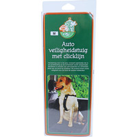 Boon veiligheidstuig nylon voor in de auto zwart M, 25 mm H50/B70.