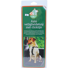 Boon veiligheidstuig nylon voor in de auto zwart L, 25 mm H60/B80.