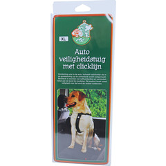 Boon veiligheidstuig nylon voor in de auto zwart XL, 25 mm H75/B90.