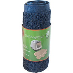 Uitloopmat poot 60x45 cm, donkerblauw.