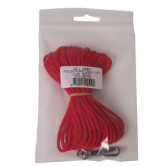 Boon poezenvastleglijn luxe rood, 3 mm/5 meter.