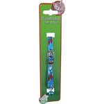 Boon kattenhalsband nylon cartoon vis, blauw.