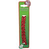 Boon kattenhalsband nylon met ruche stip, rood.