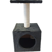 Klimmeubel Diabolo zwart, 57 cm hoog.