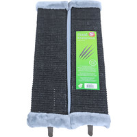 Boon krabplank sisal hoekmodel met pluche en sisal, 23x52 cm.