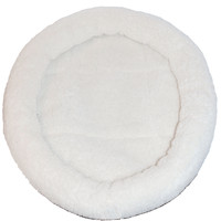 Boon kattenslaapmand schapenwol ivoor, 48 cm.