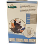 PetSafe Petsafe aluminium kattendeur 600/S, wit/transparant.