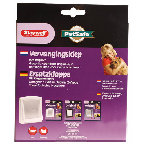 PetSafe PetSafe flap met magneet voor kattendeur 715/730/737, transparant.