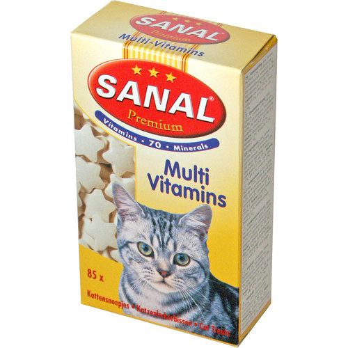 Sanal Sanal kat Premium multi vitamins, 50 gram.