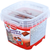 Sanal Sanal kat cranberry and chicken cups, 75 gram.