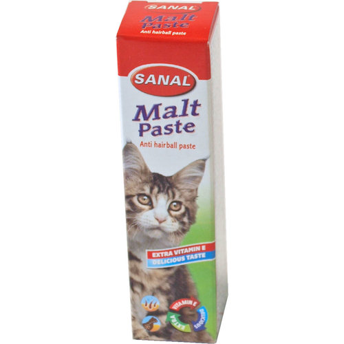 Sanal Sanal kat Malt pasta mini tube, 20 gram.