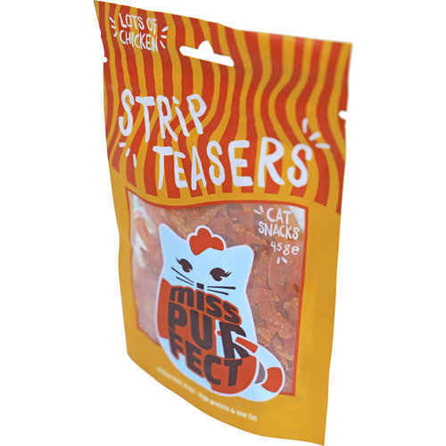 Miss Purfect Miss Purfect cat snacks strip teasers, 45 gram.