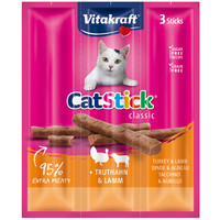 Vitakraft Vitakraft Cat-Stick mini, kalkoen & lam.