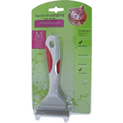 Boon vachtverzorging kat trimhark voor dikke vacht, medium.