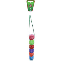 Boon kattenspeelgoed in koker a 6 draadbal, assorti.