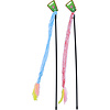 Boon kattenspeelgoed hengel softy met veer en bel, blauw/roze.