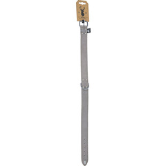 Boony "Est 1941" Boony 'Est 1941' halsband leder 30 mm/60 cm, grey.