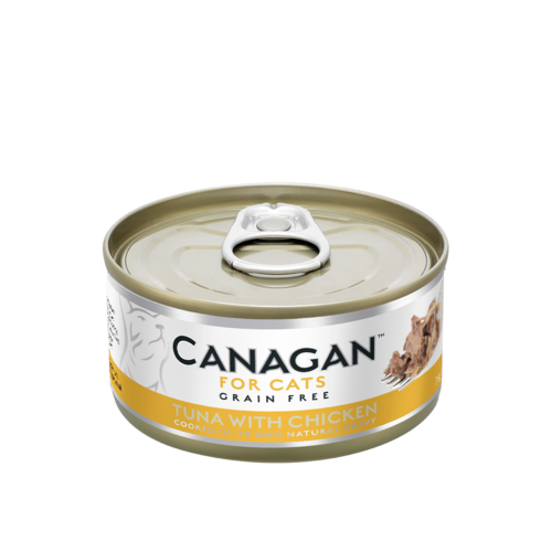 Canagan CANAGAN CAT BLIK FRESH TUNA/CHICKEN 75GR