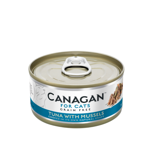 Canagan CANAGAN CAT BLIK FRESH TUNA/MUSSELS 75GR