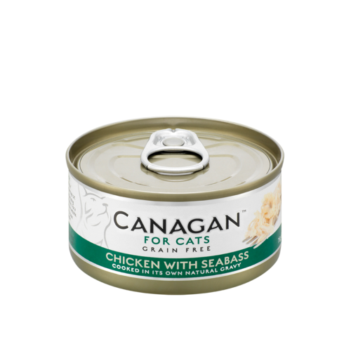 Canagan CANAGAN CAT BLIK FRESH CHICKEN/SEABASS 75GR