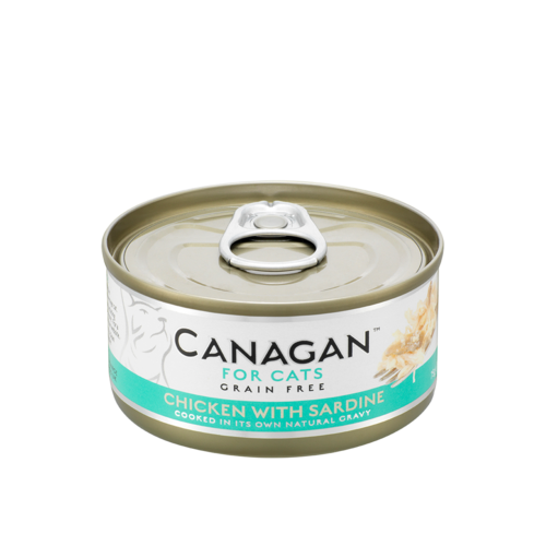 Canagan CANAGAN CAT BLIK FRESH CHICKEN/SARDINE 75GR