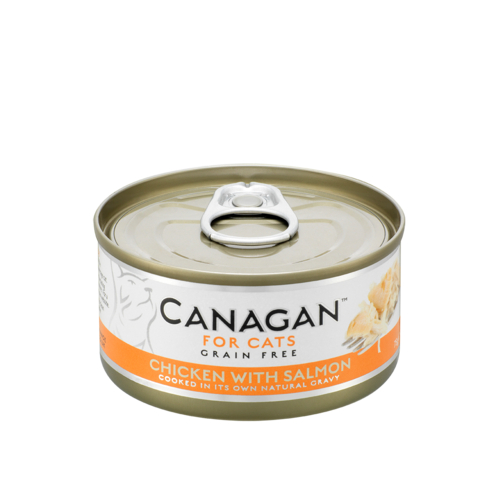 Canagan CANAGAN CAT BLIK FRESH CHICKEN/SALMON 75GR