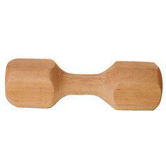 Apporteerblok hout, ± 2000 gram.