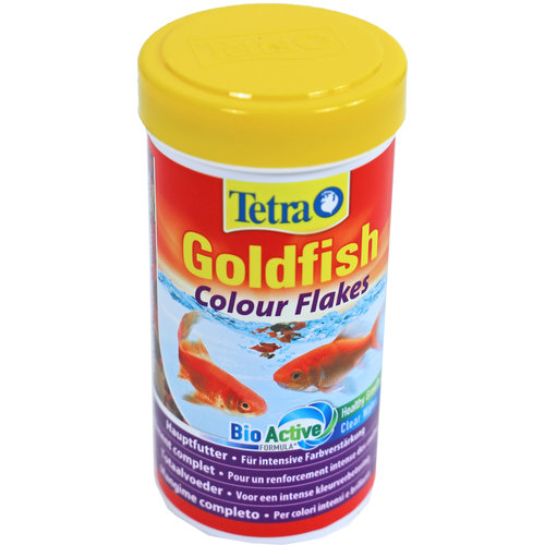 Tetra voeders Tetra Goldfish Colour vlokken, 250 ml.