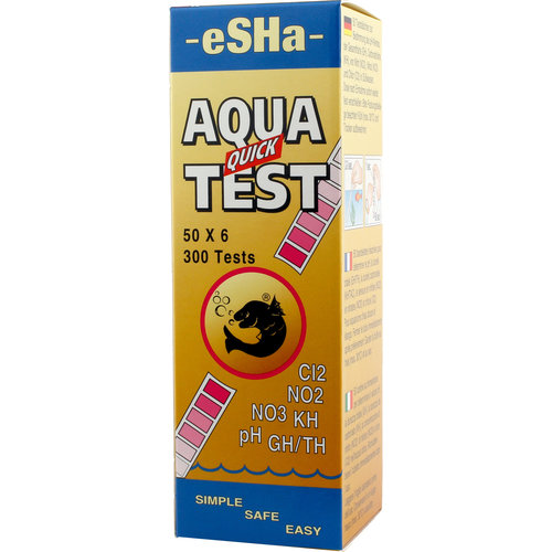 Esha Esha Aqua-quick-test strips.