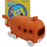 Penn-Plax Penn Plax Sponge Bob ornament, Sponge Bob bikini bottom bus. SBR60