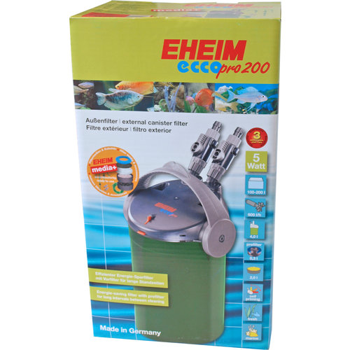 Eheim Eheim filter Ecco Pro 200, met filtermassa.