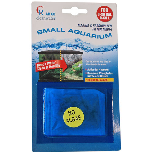 Clean water AB60 op blistercard voor aquarium.