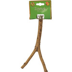 Boon zitstok met schroefdraad hout, 20 cm.