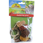 JR Farm JR Farm grote parkiet & papegaai natuurlijke smulketting groot, 100 gram. 11744