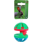 Boon knaagdierspeelgoed diabolo plastic met bel.