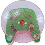 Boon knaagdier silent trainingsdisc 15 cm, roze.