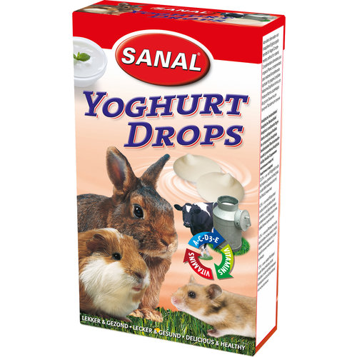 Sanal Sanal knaagdier yoghurt drops, 45 gram.