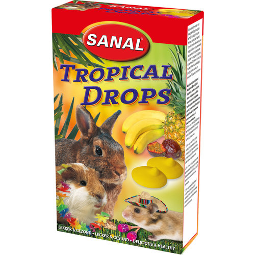 Sanal Sanal knaagdier tropical drops, 45 gram.