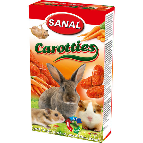 Sanal Sanal knaagdier carotties, 45 gram.